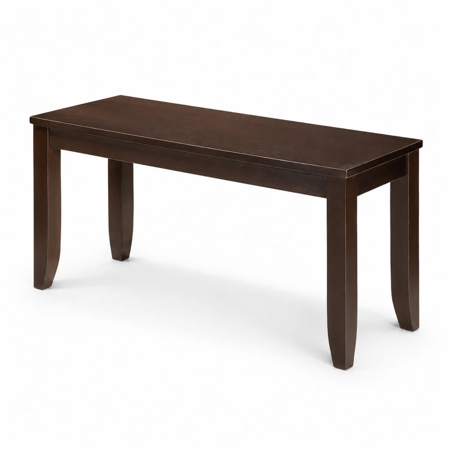 Banc en bois massif marron 120x40x45 cm