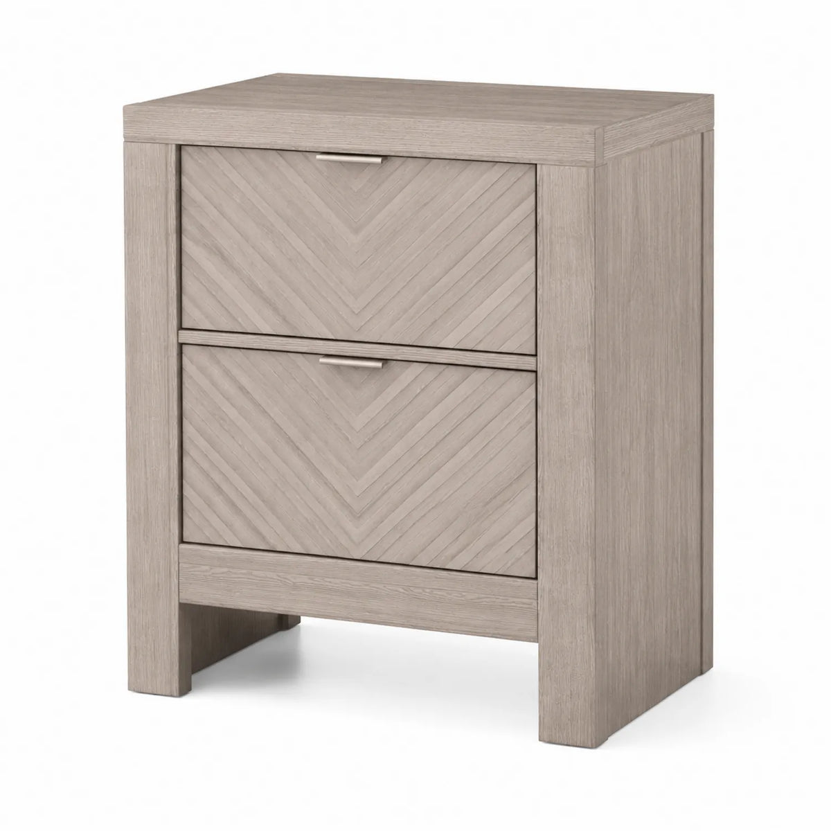 Table de chevet en chêne avec 2 tiroirs 60x40x50 cm